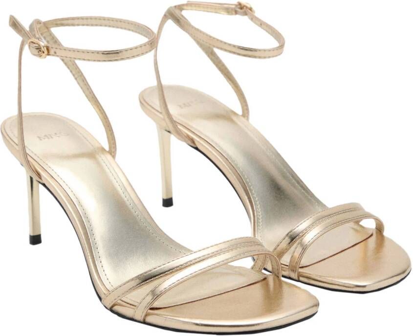 Mango sandalettes goud