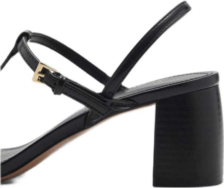 Mango sandalettes zwart