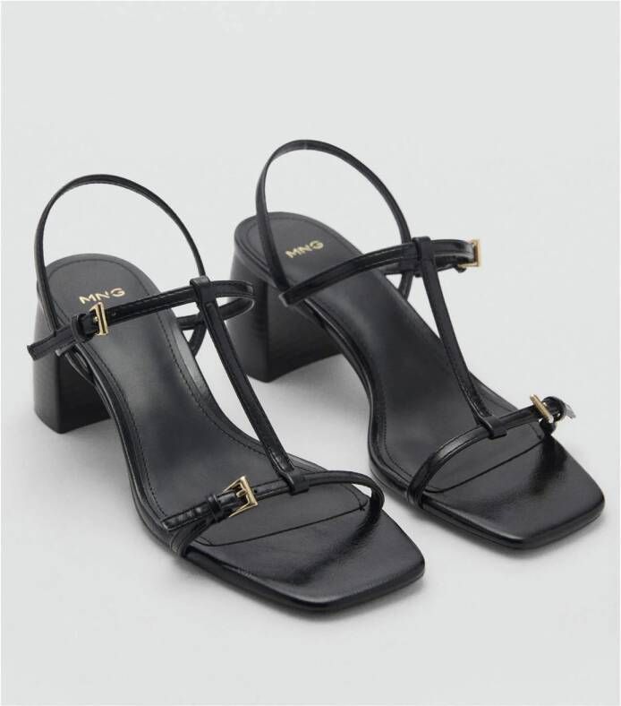 Mango sandalettes zwart