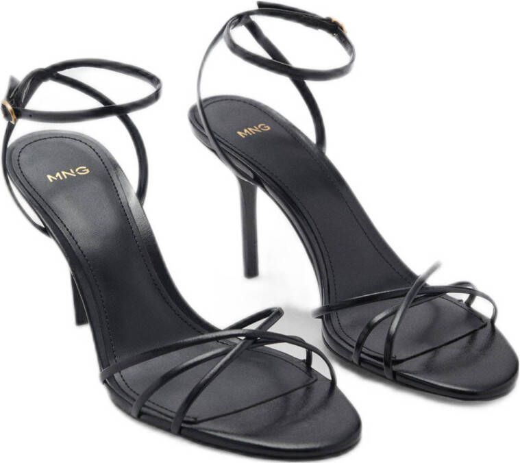 Mango sandalettes zwart