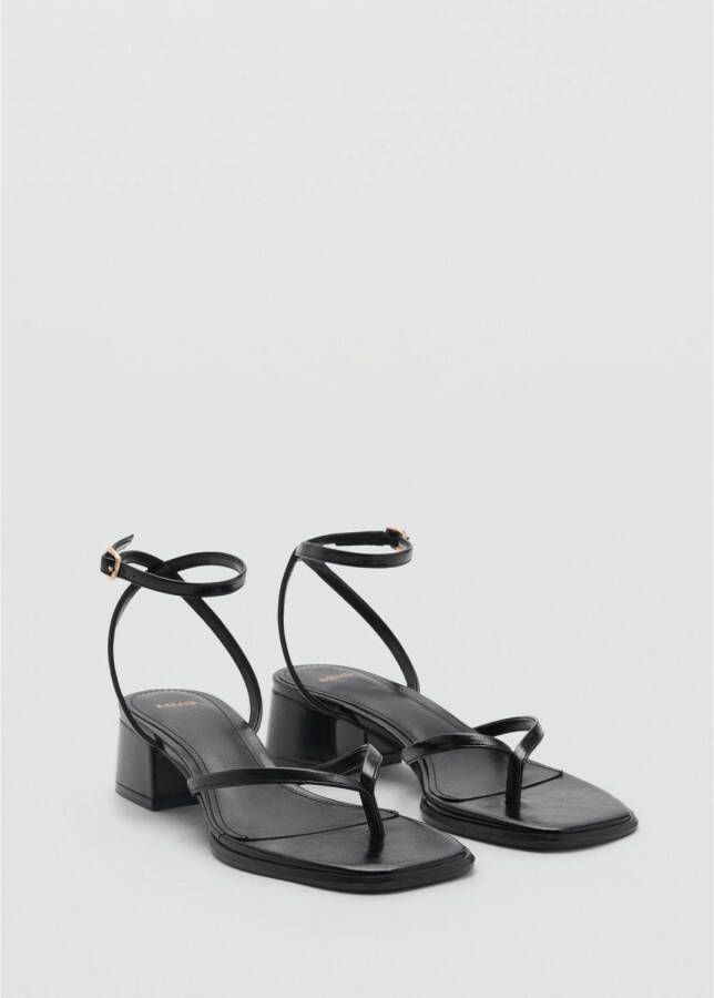Mango sandalettes zwart