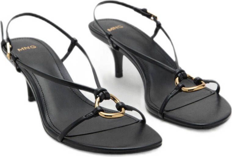 Mango sandalettes zwart