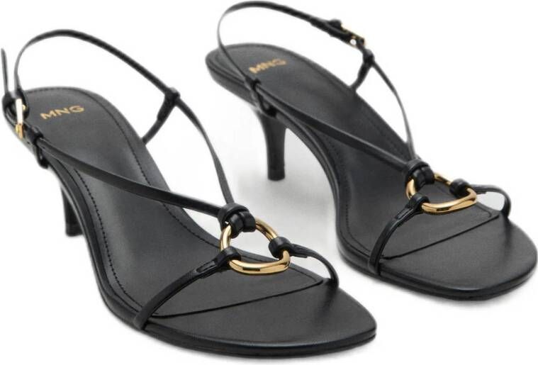 Mango sandalettes zwart