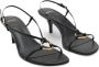 Mango sandalettes zwart - Thumbnail 3