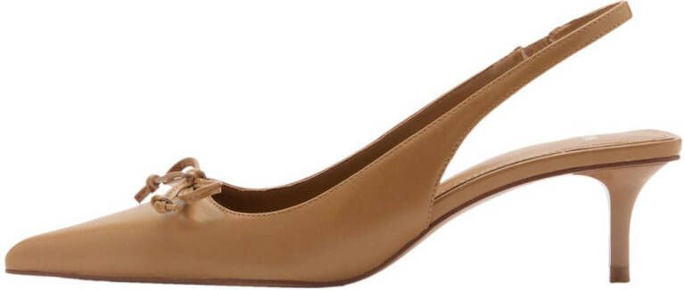 Mango slingback pumps beige