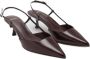 Mango slingback pumps donkerbruin - Thumbnail 2