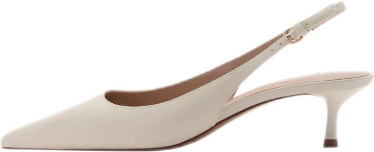 Mango slingback pumps lichtbeige