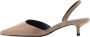 Mango slingback pumps lichtbruin - Thumbnail 3