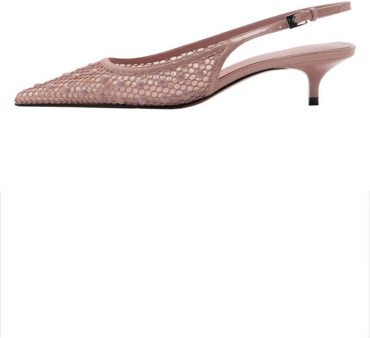 Mango slingback pumps pastelroze
