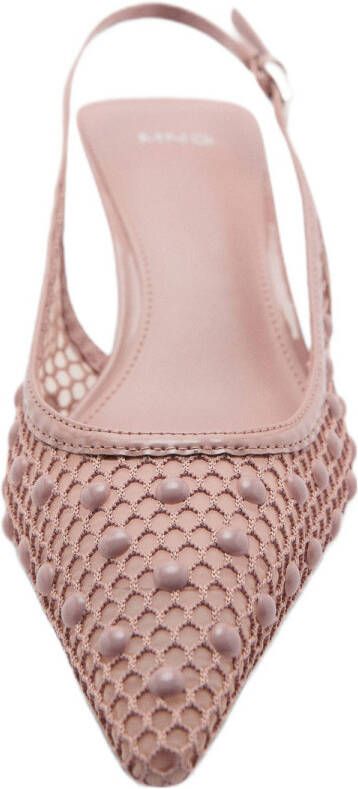 Mango slingback pumps pastelroze