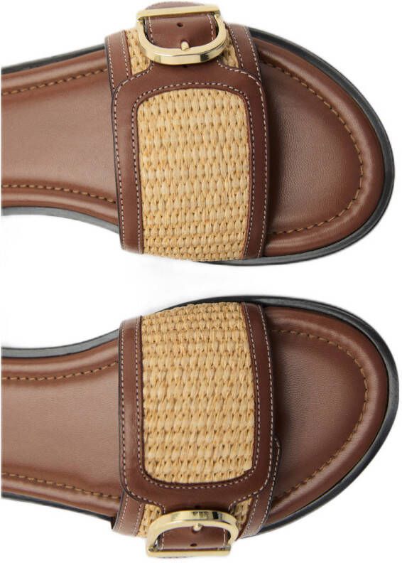 Mango slippers bruin
