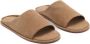 Mango suède slippers camel - Thumbnail 3