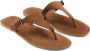 MANGO TEEN leren slippers lichtbruin - Thumbnail 2