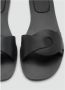MANGO TEEN leren slippers zwart - Thumbnail 4