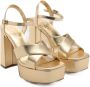 MANGO TEEN sandalettes goud - Thumbnail 2