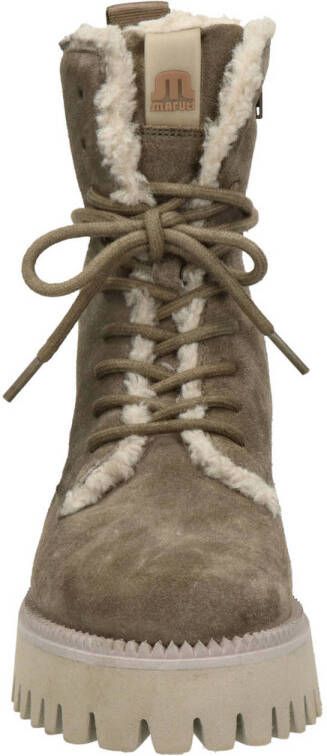 Maruti Emily suède veterboots taupe