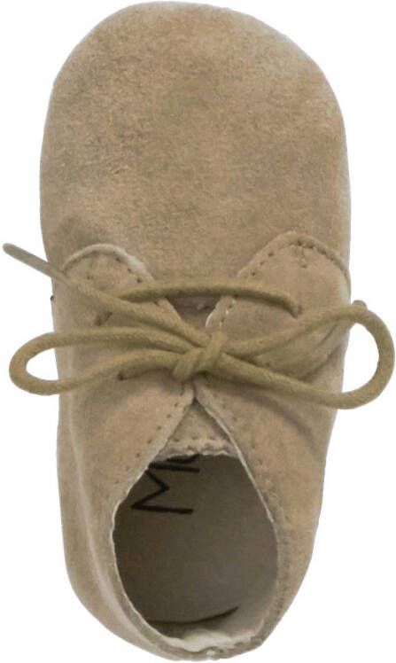 Mavies leren babyschoenen taupe