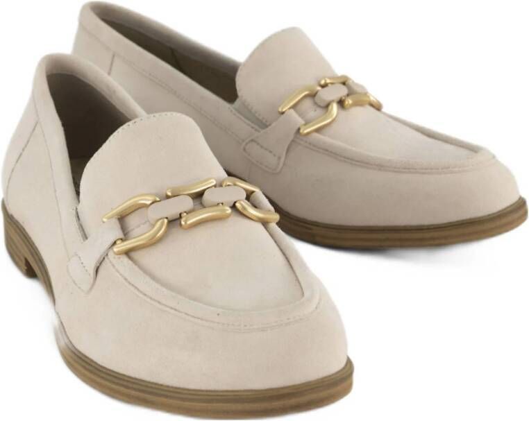 Medicus comfort leren loafers beige