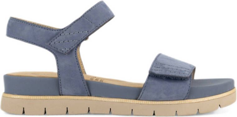 Medicus comfort leren sandalen blauw