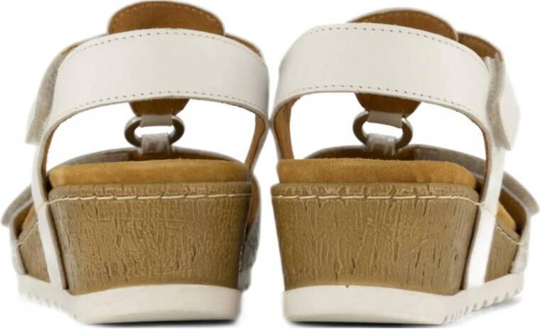 Medicus comfort leren sandalen zilver