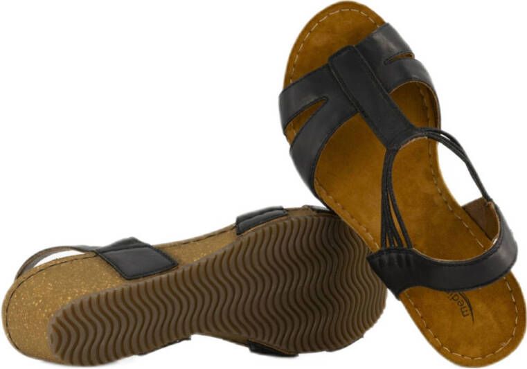 Medicus comfort leren sleehakken zwart