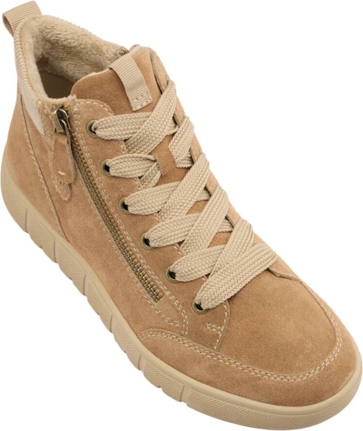 Medicus comfort suède sneakers cognac