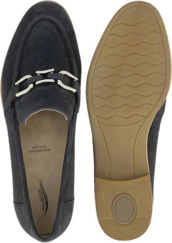 Medicus leren loafers marine