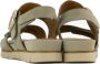 Medicus leren sandalen groen - Thumbnail 2