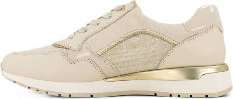 Medicus Beige leren comfort sneaker - Foto 2