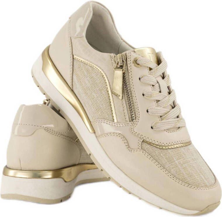 Medicus leren sneakers beige - Foto 3