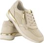 Medicus Beige leren comfort sneaker - Thumbnail 3