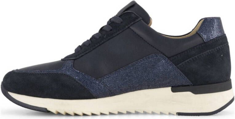 Medicus leren sneakers donkerblauw