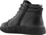 Medicus Zwarte leren hoge sneaker - Thumbnail 3
