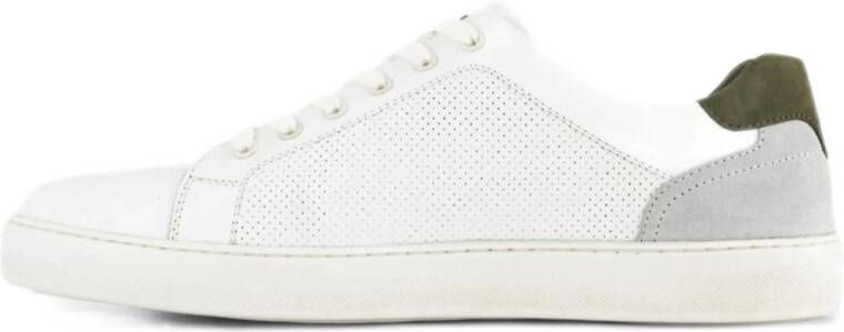 Memphis One leren sneakers wit