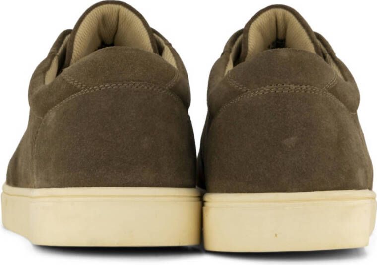 Memphis One suède bootschoenen kaki