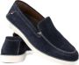 Memphis One suède loafers donkerblauw - Thumbnail 2