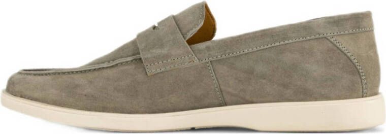 Memphis One suède loafers kaki