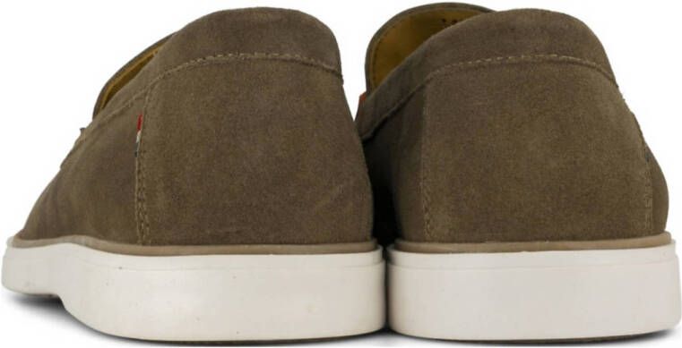 Memphis One suède loafers kaki
