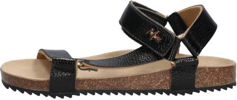 Mexx Anke Anna leren sandalen zwart