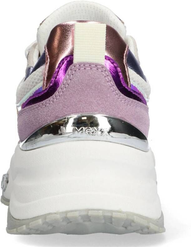 Mexx chunky leren sneakers lila