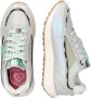 Mexx Kids XX825203-559 Meisjes Lage Sneakers Groen Wit Leer Veters - Thumbnail 4
