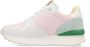 Mexx Juju suède sneakers lichtroze groen - Thumbnail 5