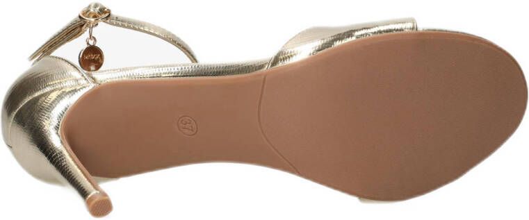 Mexx Leyla Paisley sandalettes goud