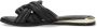 Mexx Twisted Strap Leather Slippers Black Dames - Thumbnail 9