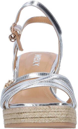 Mexx Noemi espadrilles zilver