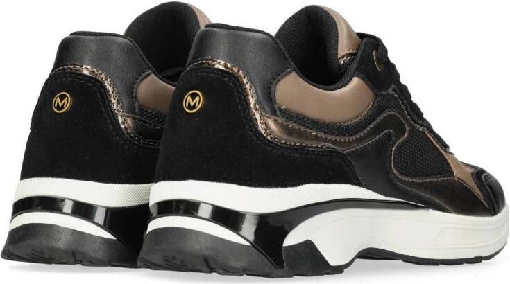 Mexx Portia Love chunky sneakers zwart brons