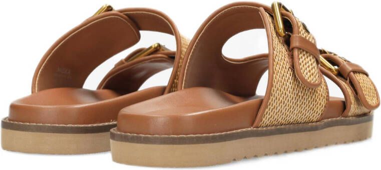 Mexx Reilly Penny slippers cognac beige