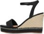 Mexx Ricky Palace Sandalen Met Sleehak Dames Zwart - Thumbnail 9