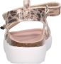 Mexx Kids XX825401-970 Meisjes Platte Sandalen Roze Print Leer Klittenband - Thumbnail 3