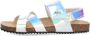Mexx Kids XX825442-779 Meisjes Platte Sandalen Multicolor Leer Klittenband - Thumbnail 3